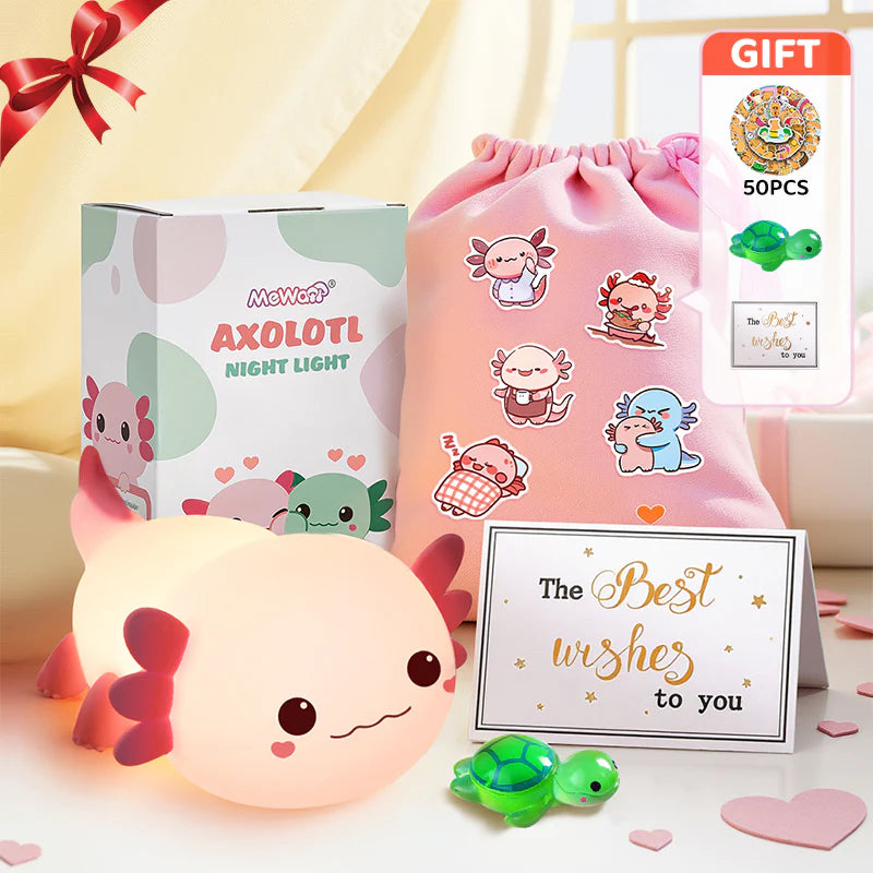 Limited edition MeWaii® 2025 Axolotl Squish Night Light - The perfect gift 🎁