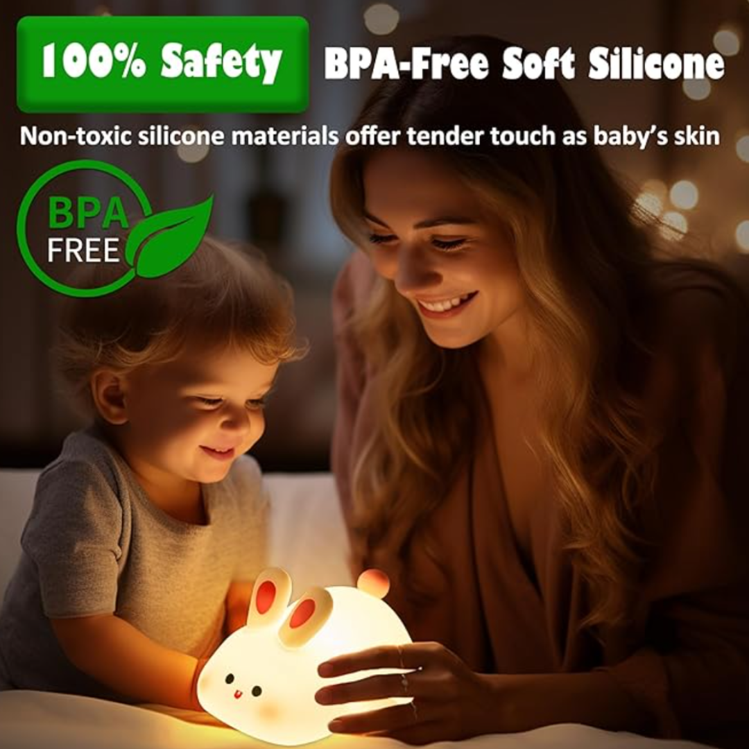 Cute bunny shaped LED night light