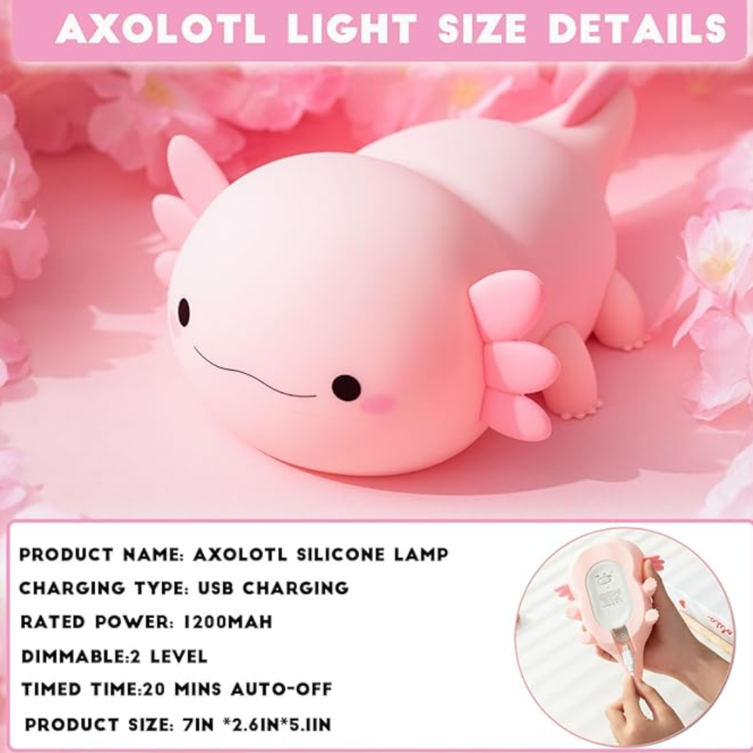 Limited edition MeWaii® 2025 Axolotl Squish Night Light - The perfect gift 🎁
