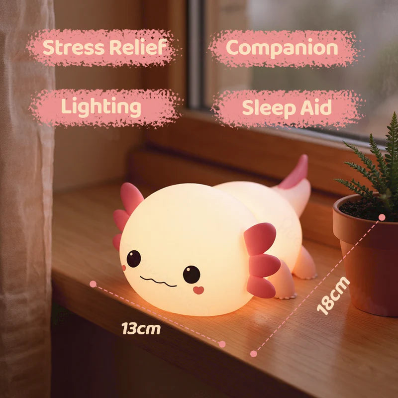 Limited edition MeWaii® 2025 Axolotl Squish Night Light - The perfect gift 🎁