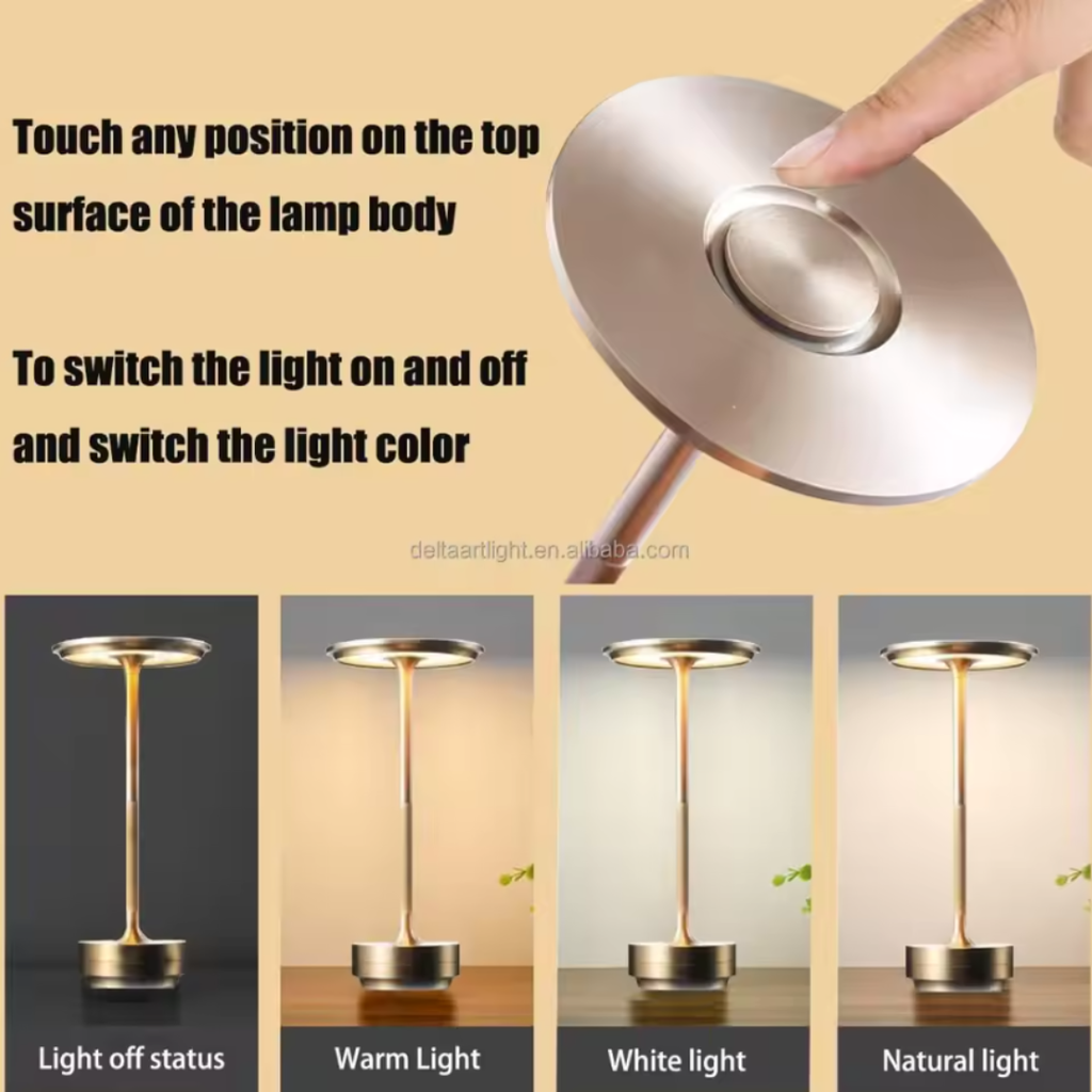 Wireless LED Touch Wireless Charging