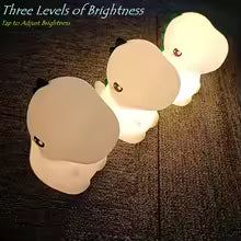 🦖 Squishy Tap Tap Dinosaur LED Night Light