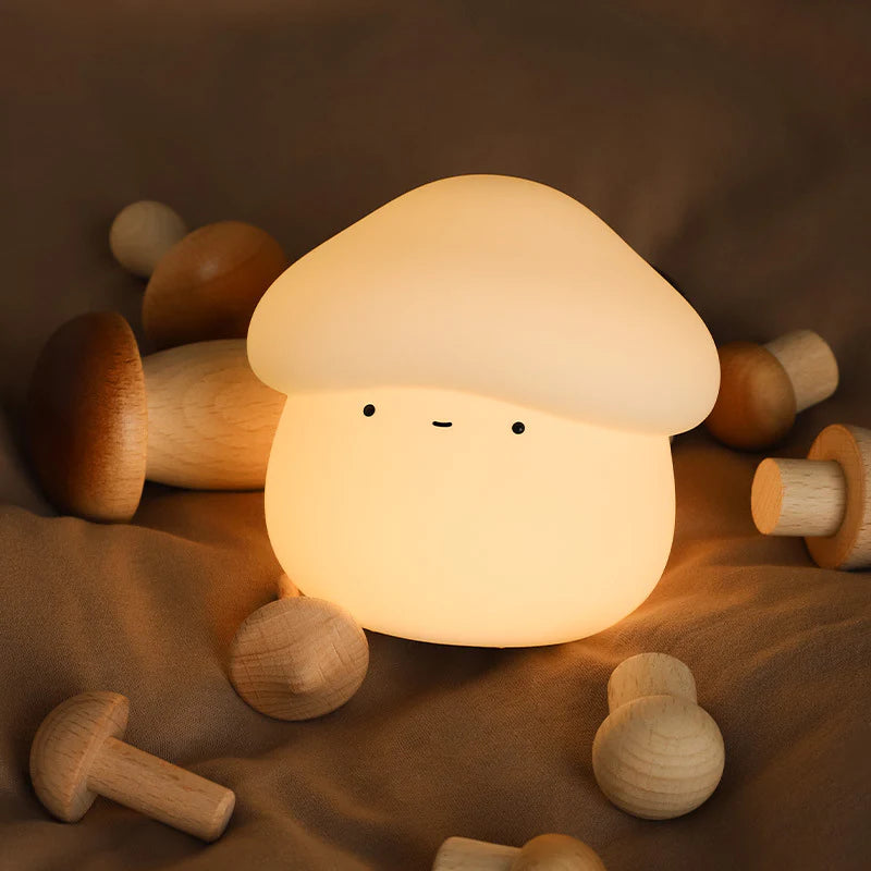 Mushroom-shaped LED night light